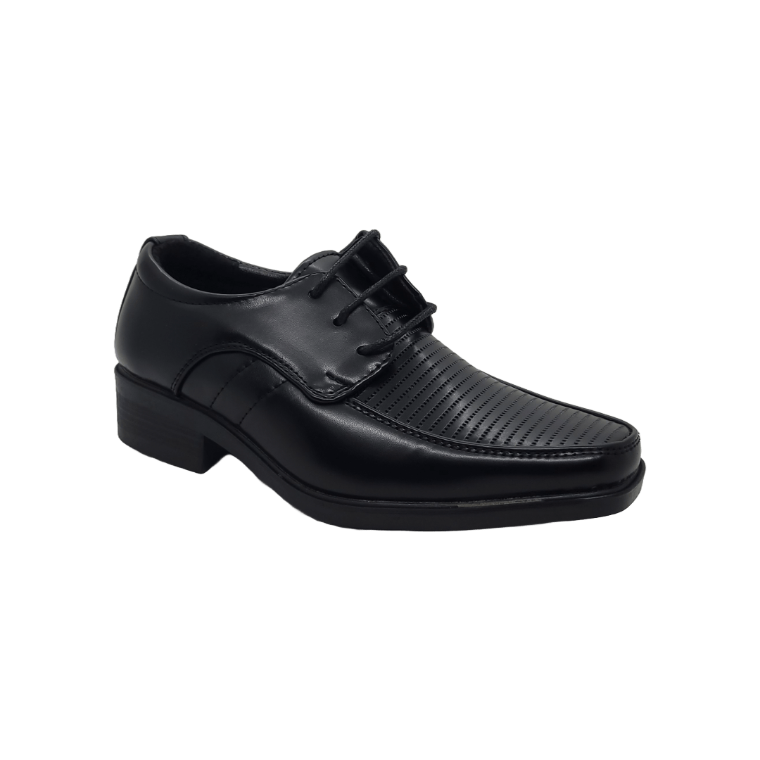 ZAPATOS FORMALES AGUXI NEGROS (PARA NIÑOS) | 8057 AGUXI 25 - CalzadosPaola