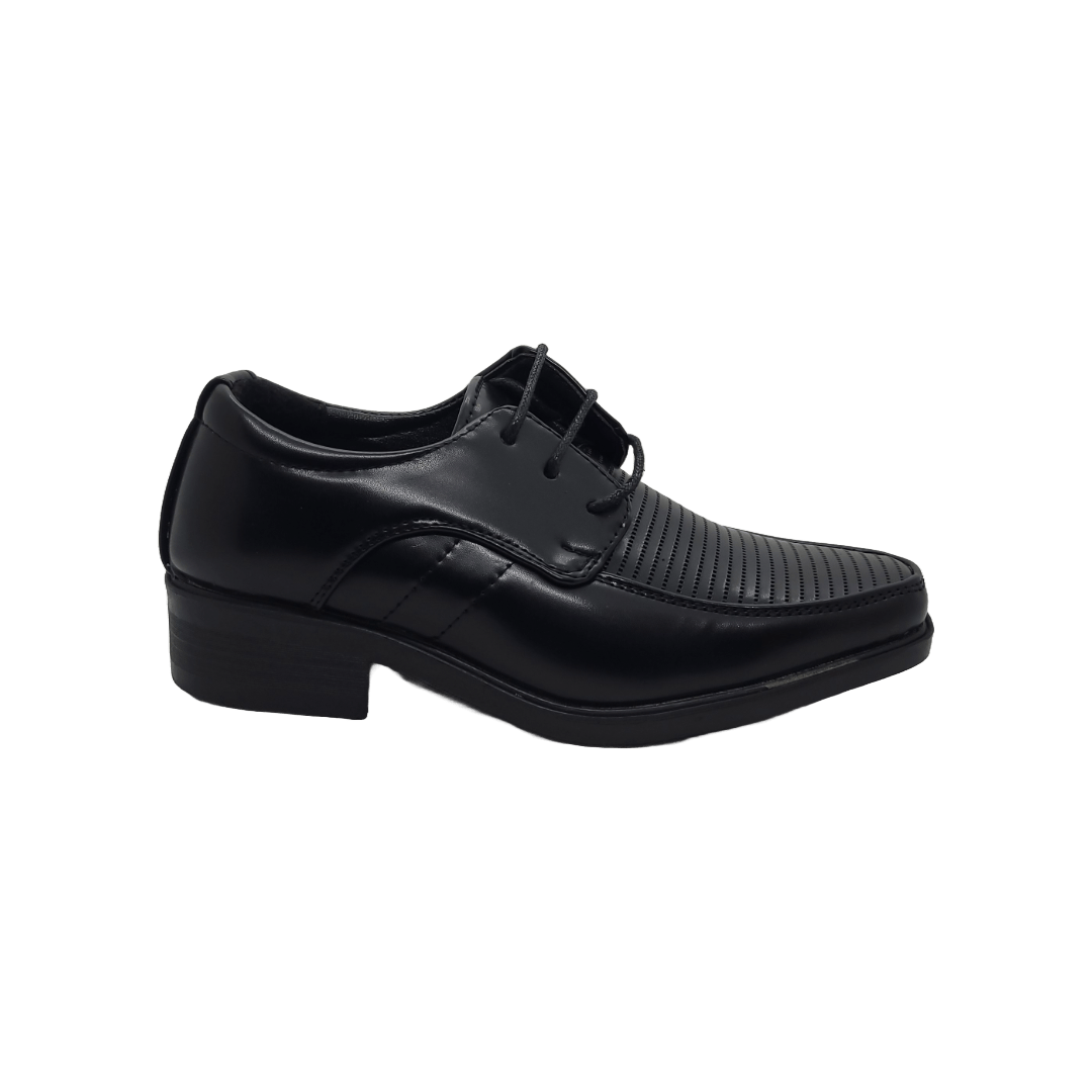 ZAPATOS FORMALES AGUXI NEGROS (PARA NIÑOS) | 8057 AGUXI 25 - CalzadosPaola