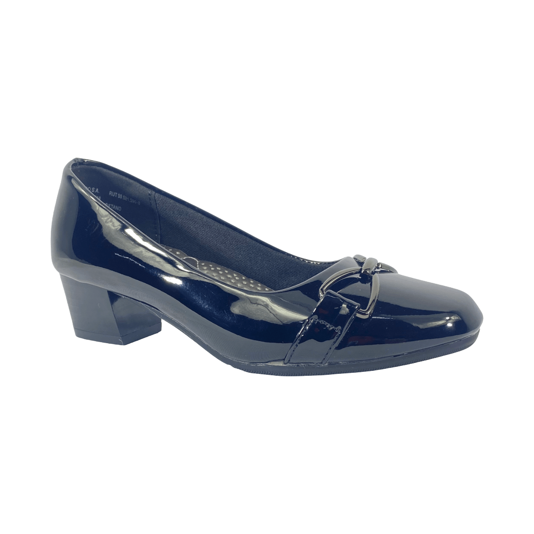 ZAPATOS FORMALES ALQUIMIA NEGRO CHAROL MUJER | 3027 - 02 ALQUIMIA 35 - CalzadosPaola