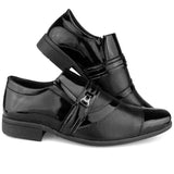 ZAPATOS FORMALES PEGADA DE CHAROL NEGRO | 121843 - 03 PEGADA 44 - CalzadosPaola