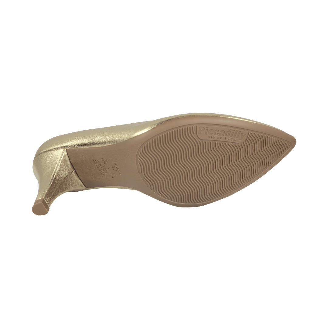 ZAPATOS FORMALES PICCADILLY ORO MUJER PI - 74503500000943 PICADELLY 35 CL / 22.9 CM - CalzadosPaola