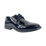 ZAPATOS FORMALES UNISPORT NEGRO CHAROL INFANTIL | 9013 - 20 UNISPORT 28 - CalzadosPaola