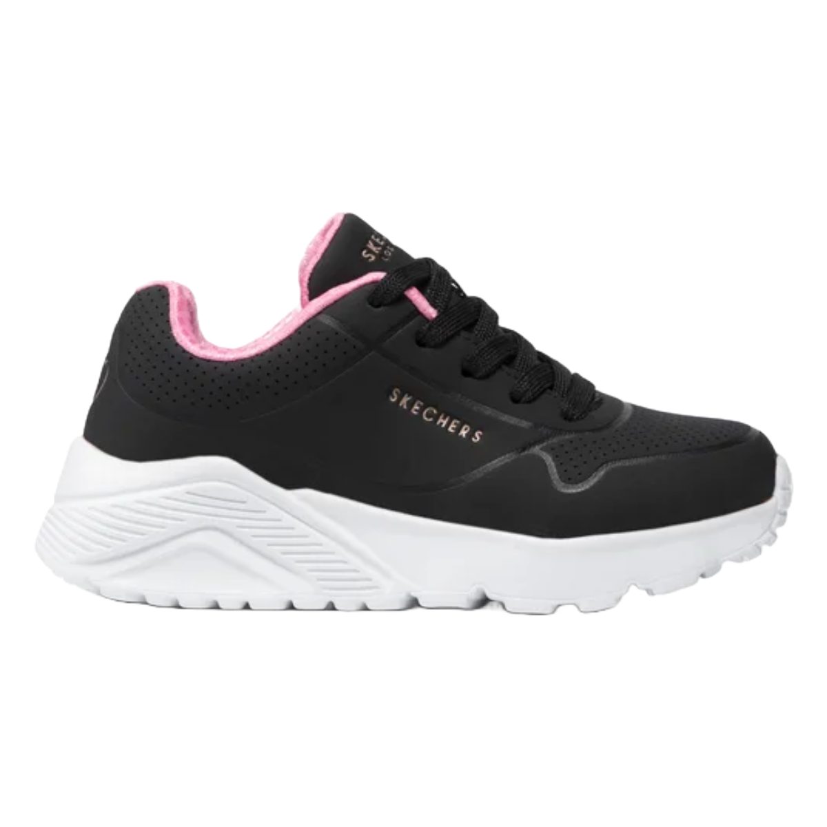 ZAPATILLAS SKECHERS UNO LITE IN MY ZONE NIÑAS | 310450L-BKRG