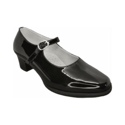 Zapatos de Cueca Negro Charol Adulto 3073