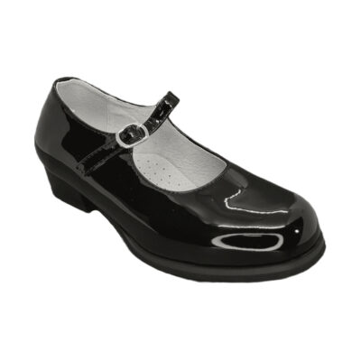 Zapatos de Cueca Negro Charol Niñas 3073