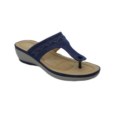 Sandalias By Pass Azul Mujer V22-Y7041-7A