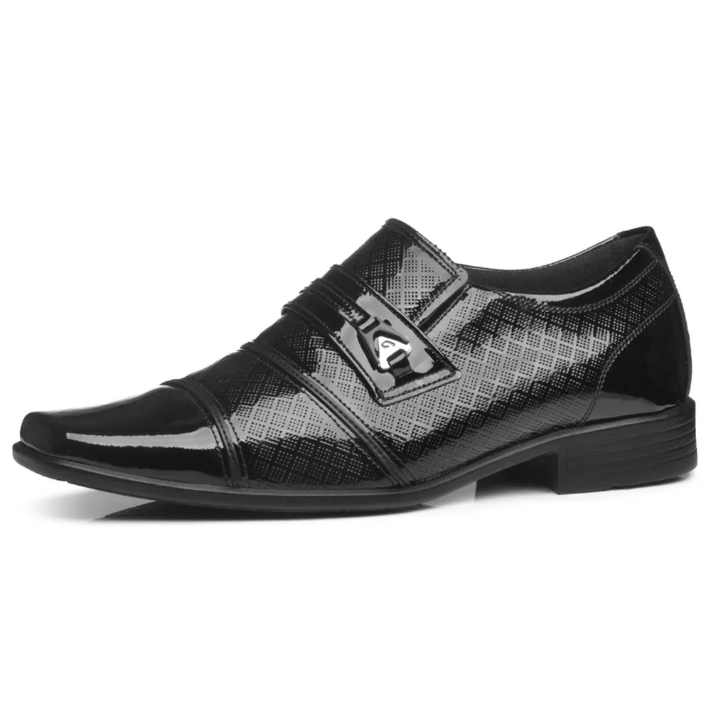 Zapatos Formales Pegada Charol Negro 121843-03