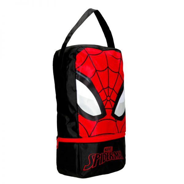 Bolso Porta Zapatos Spiderman Negro/rojo Sportzone SPASS21022