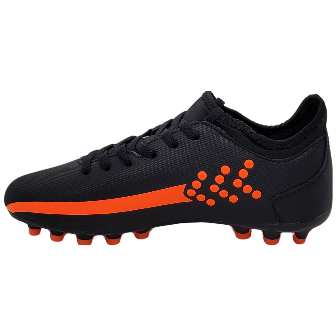Zapatillas Soccer De Fútbol Black/Orange Adulto SPS-4