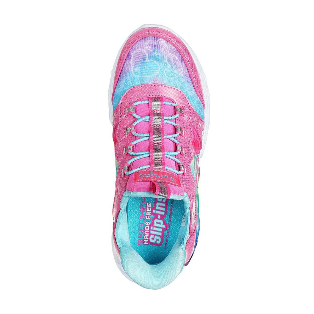 ZAPATILLAS SKECHERS SLIP INS HEART LIGHTS INFINITE NIÑA 303755L-PKMT