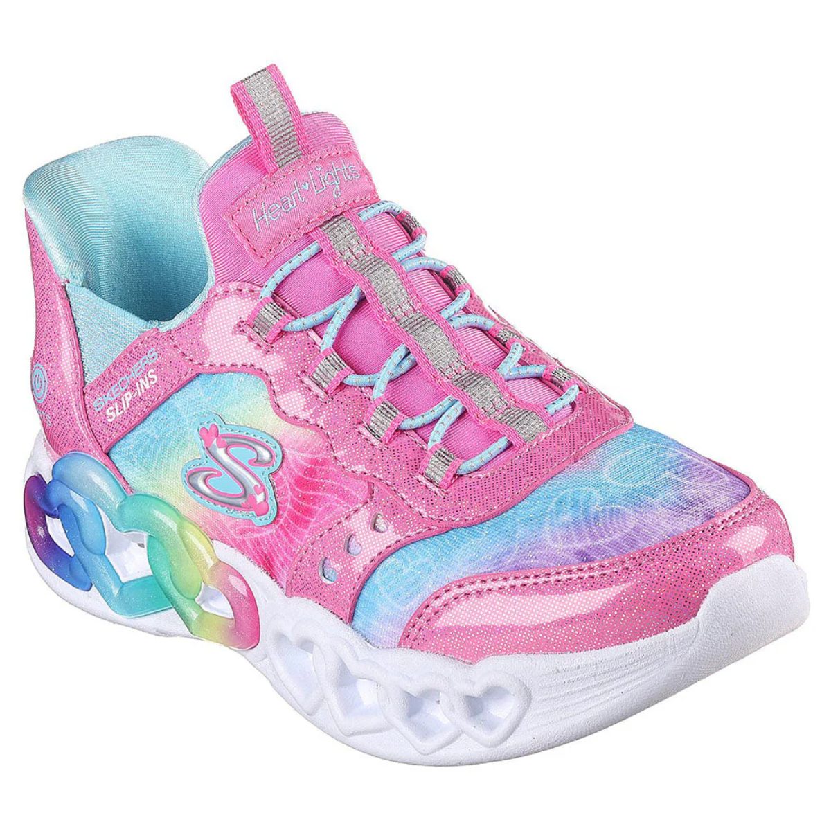 ZAPATILLAS SKECHERS SLIP INS HEART LIGHTS INFINITE NIÑA 303755L-PKMT