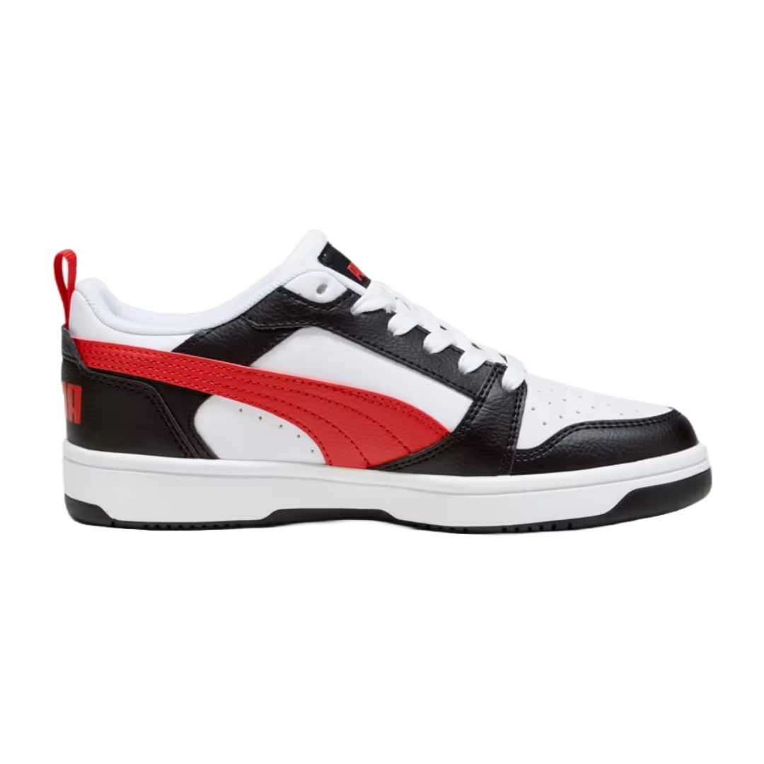 ZAPATILLAS PUMA REBOUND V6 LOW JUVENIL BLK/RED | 393833 04