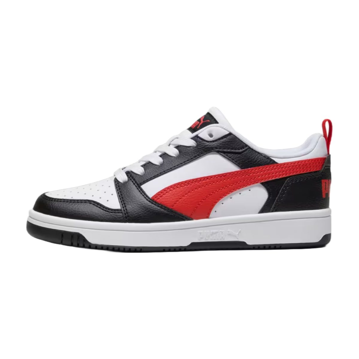 ZAPATILLAS PUMA REBOUND V6 LOW JUVENIL BLK/RED | 393833 04