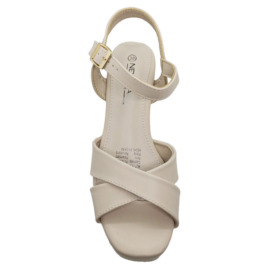 SANDALIA DE FIESTA NEW WALK BEIGE | 3P8462-16-D0