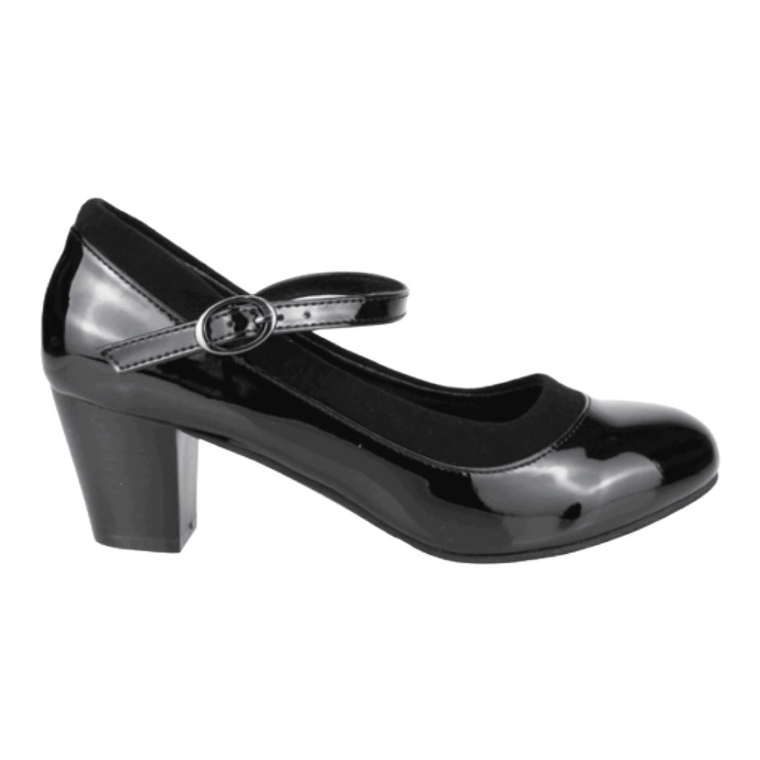 ZAPATOS FORMALES NEW WALK NEGRO CHAROL | FC1412-90