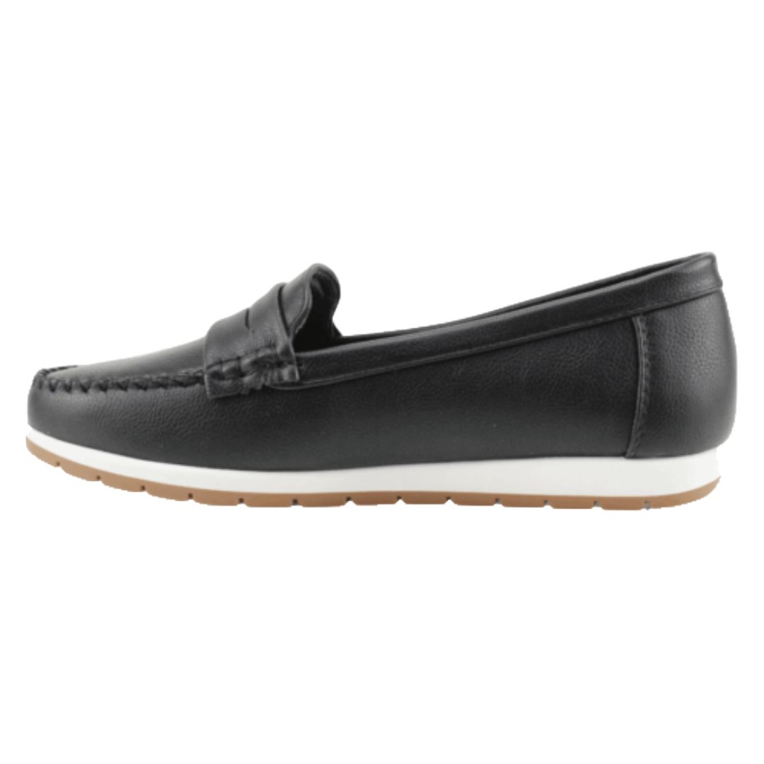 MOCASIN NEW WALK BIANCA NEGRO | FM1240-90