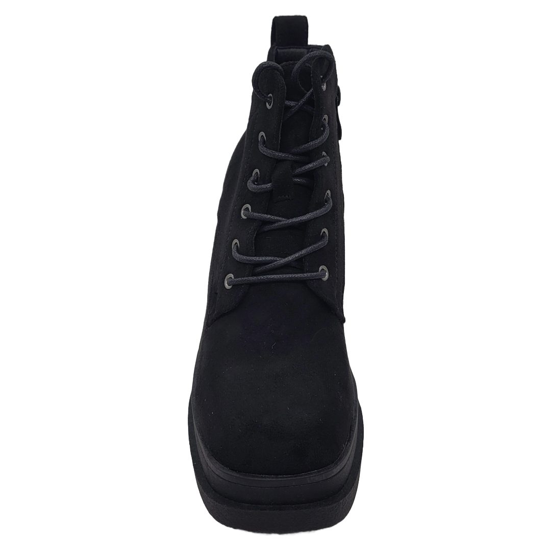 BOTINES BOTELI GAMUZA NEGRO | N07