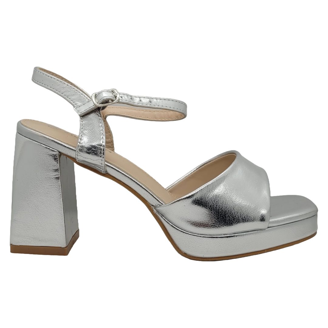 SANDALIAS DE FIESTA HUALUNAOTE SILVER | T2133